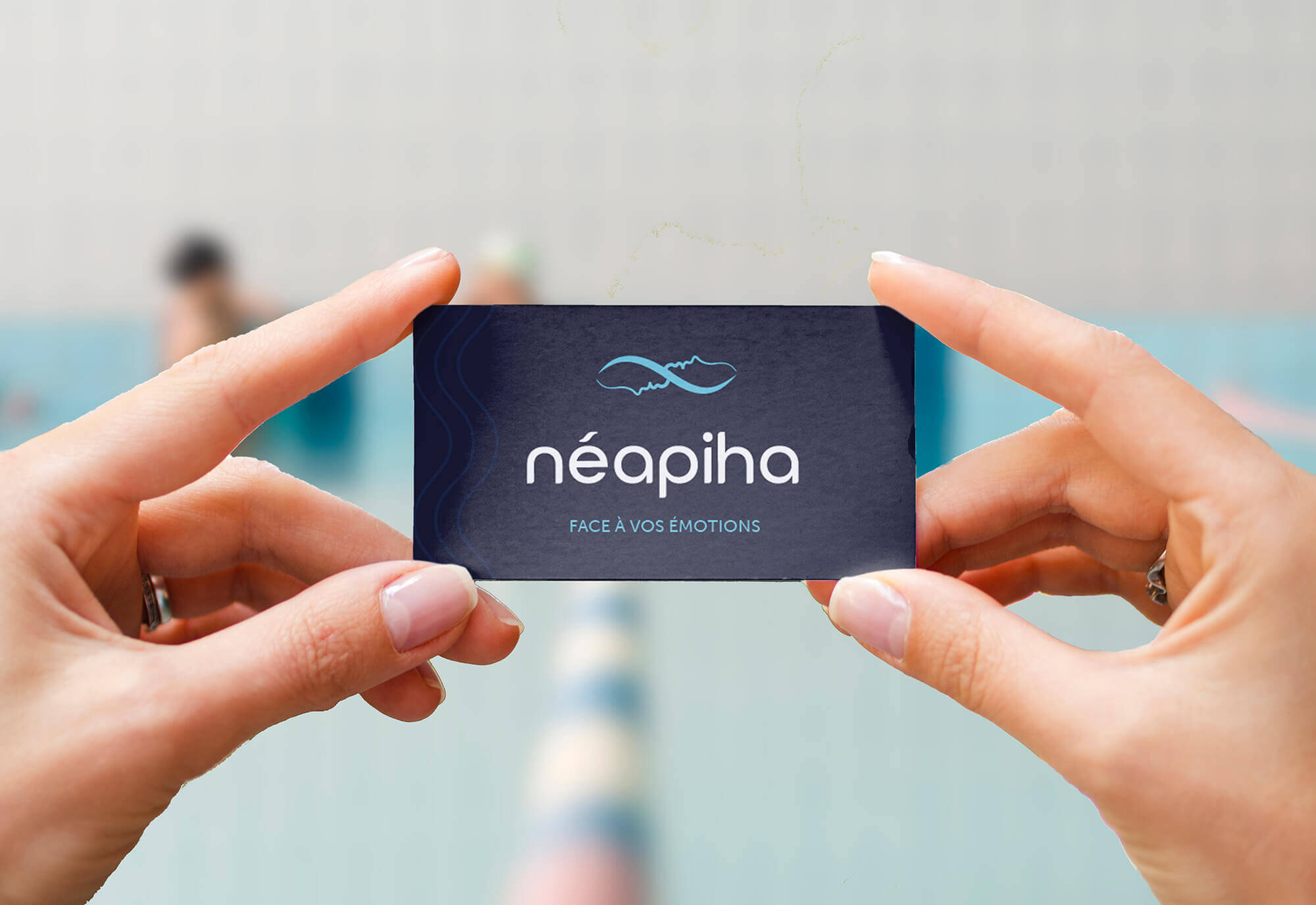 carte de visite avec le logo de Néapiha